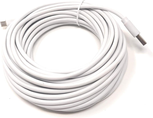 10 m meter Micro USB Kabel Ladekabel in weiß | System-S