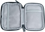 Schutztasche gepolstert spritzwasserfest doppel Tasche Schwarz für Powerbank Kopfhörer