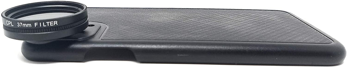 Polarisationsfilter Linse Objektiv (CPL) mit Schutzhülle für iPhone 11 Pro Max | System-S