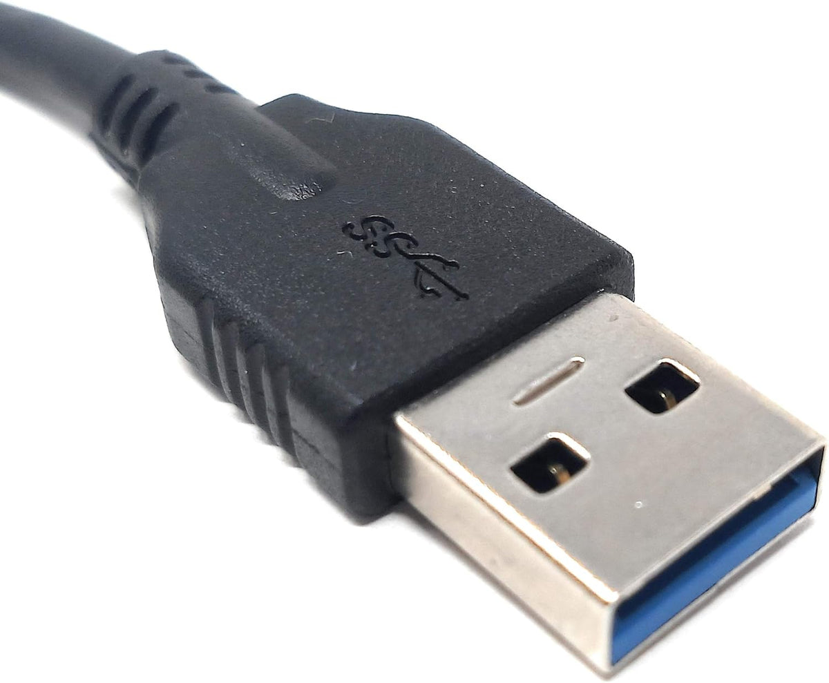 USB Typ A 3.0 Stecker auf USB Typ C Buchse für Panel Mount Kabel 21cm | System-S