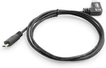 USB 3.1 Type C (male) Winkelstecker 90° gewinkelt zu USB 2.0 Micro B (male) Kabel Verlängerung 100 cm | System-S