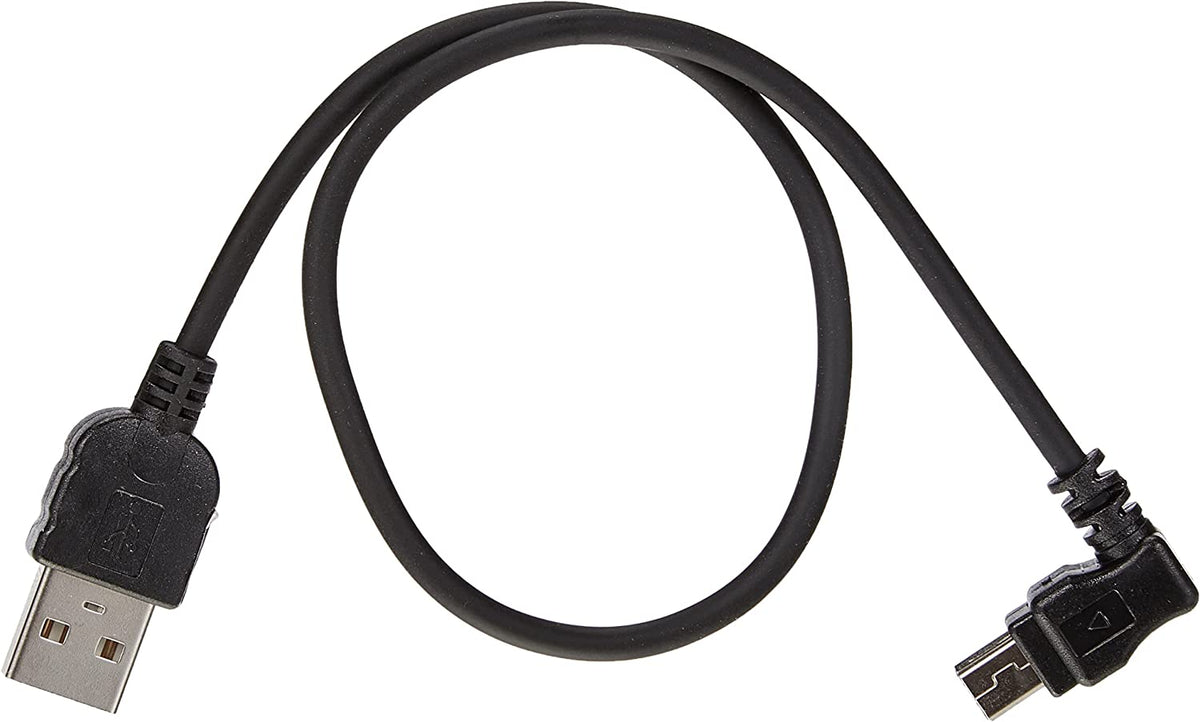 USB 2.0 Kabel 30 cm Mini B Buchse zu Typ A Stecker Winkel für Garmin | System-S