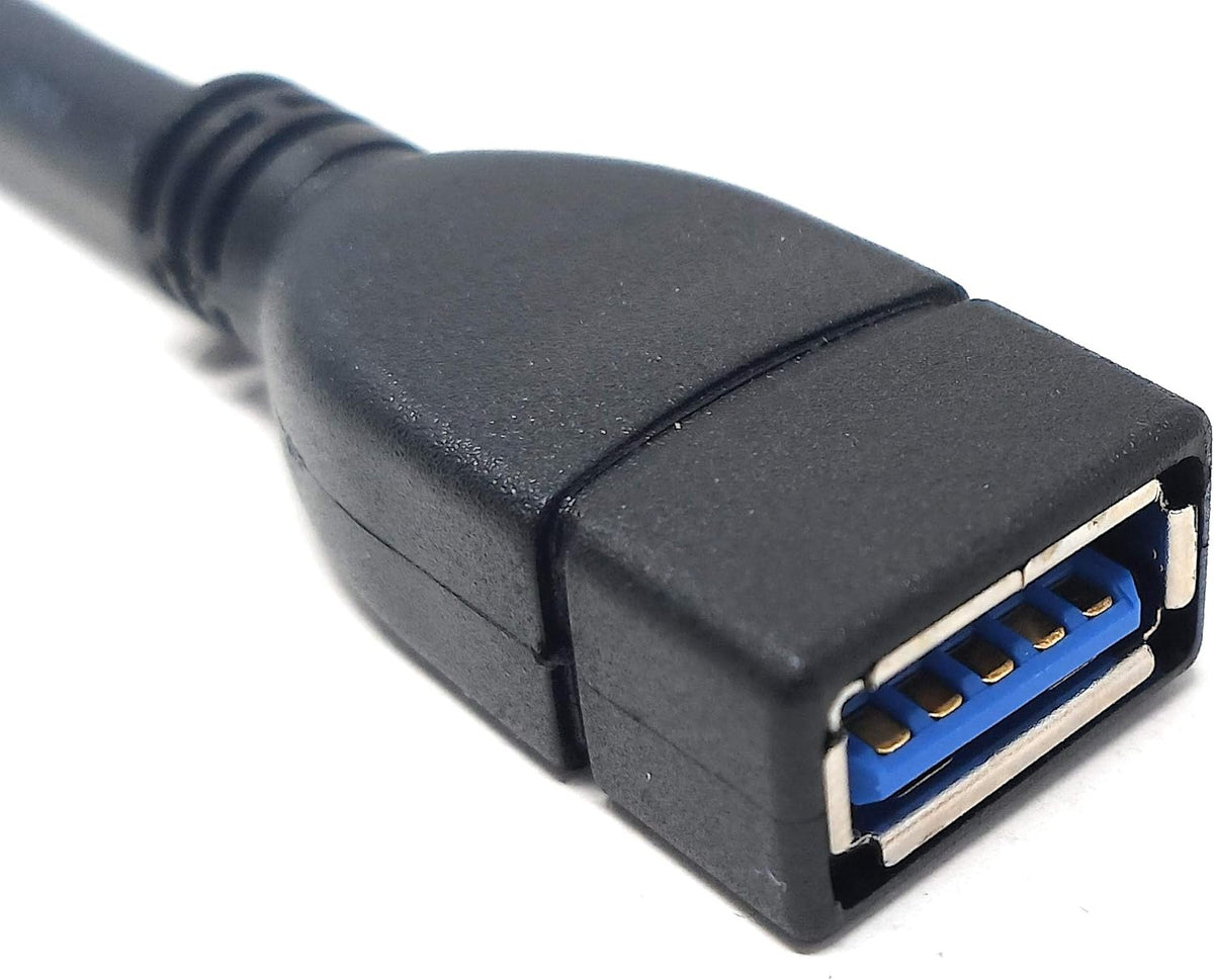 USB 3.0 Typ A (male) auf USB 3.0 Typ A (female) Kabel Datenkabel Verlängerungskabel 30 cm | System-S