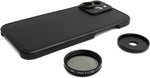 CPL Filter 37mm Circular Polarizer Linse Schwarz mit Hülle für iPhone 12 Pro Max | System-S