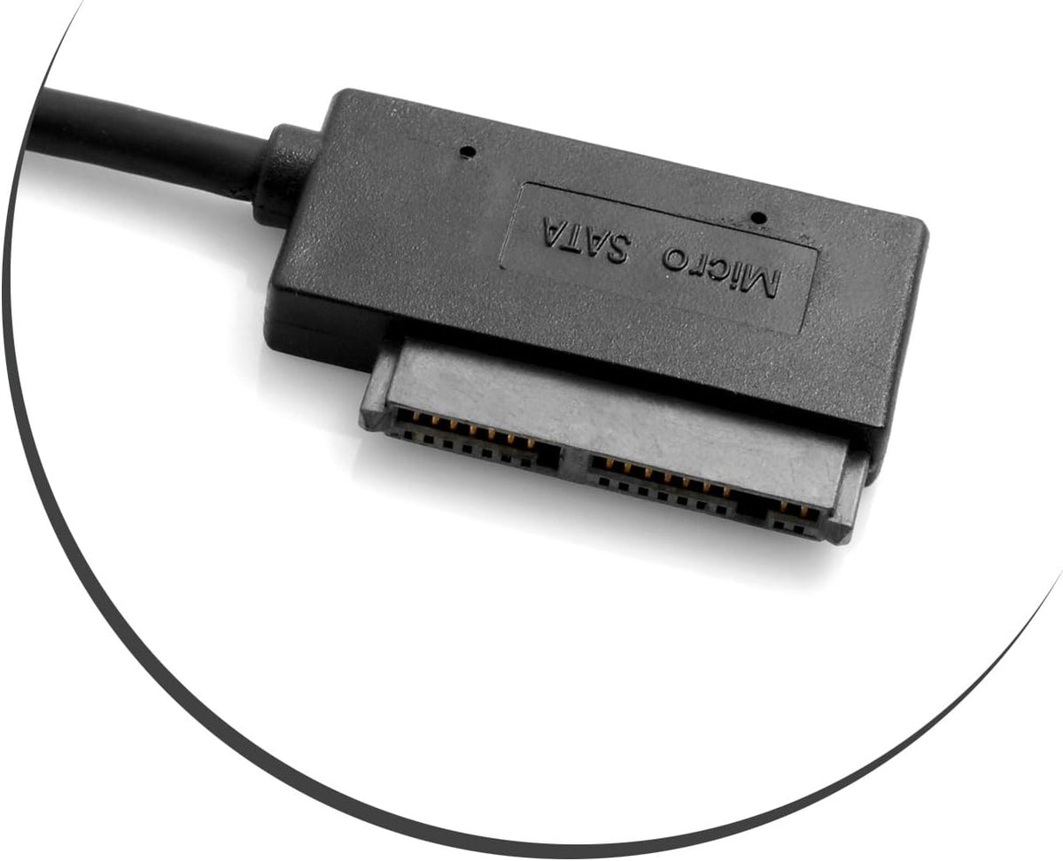 USB Typ A 3.0 (male) auf 7 + 9 16pin 1.8 Zoll  Micro SATA für HDD Festplatte SSD  Kabel Kabel | System-S