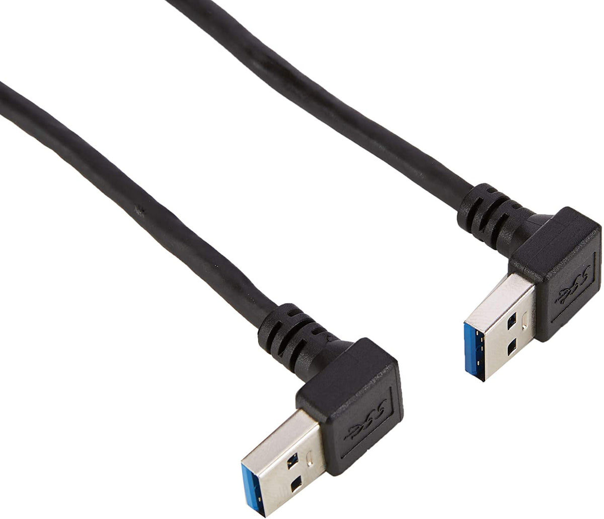 USB Typ A 3.0 auf USB Typ A 3.0 Kabel Aufwärts gewinkelt 59 cm | System-S