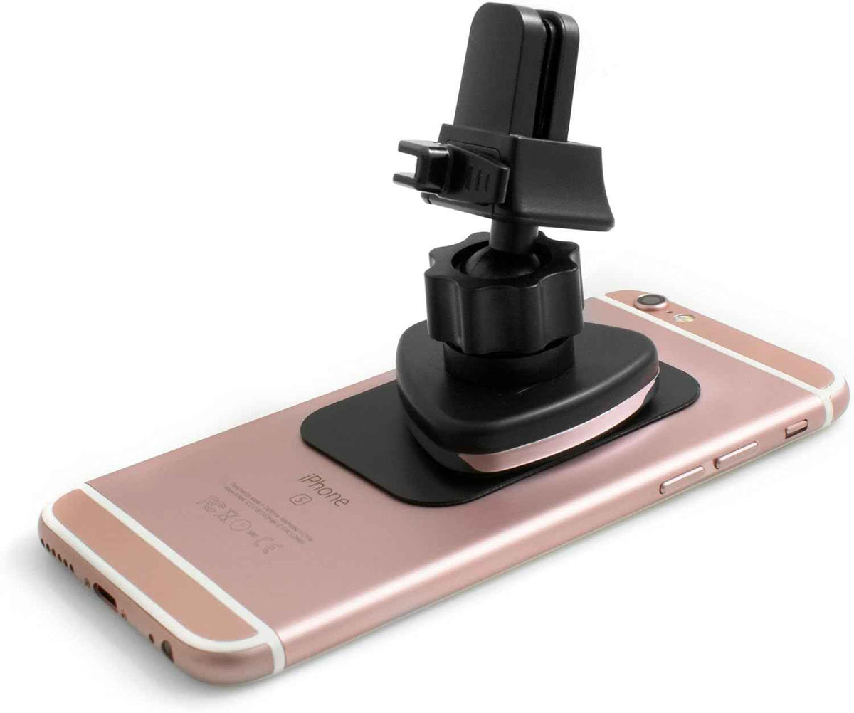 Universal Auto KFZ Halter Magnetischer Lüftungsgitter Halterung Luftgitterhalter für Smartphones und andere Geräte | System-S