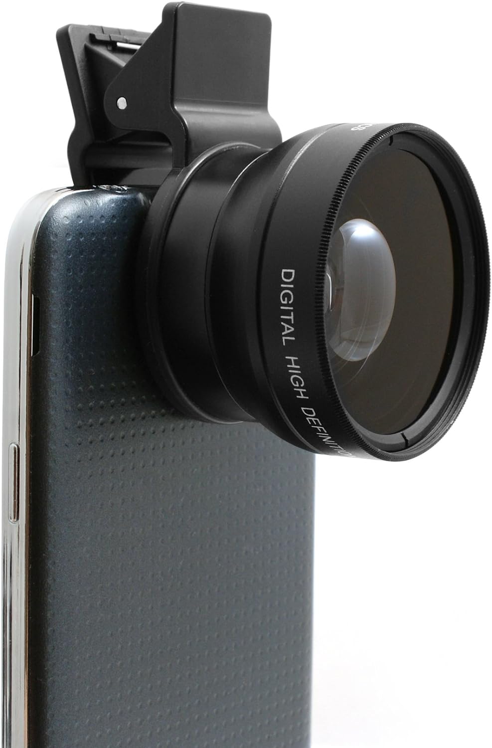 37mm Clip-on 0.45X Super Weitwinkel und  Makro Linse Objektiv für Smartphone Tablet PC | System-S