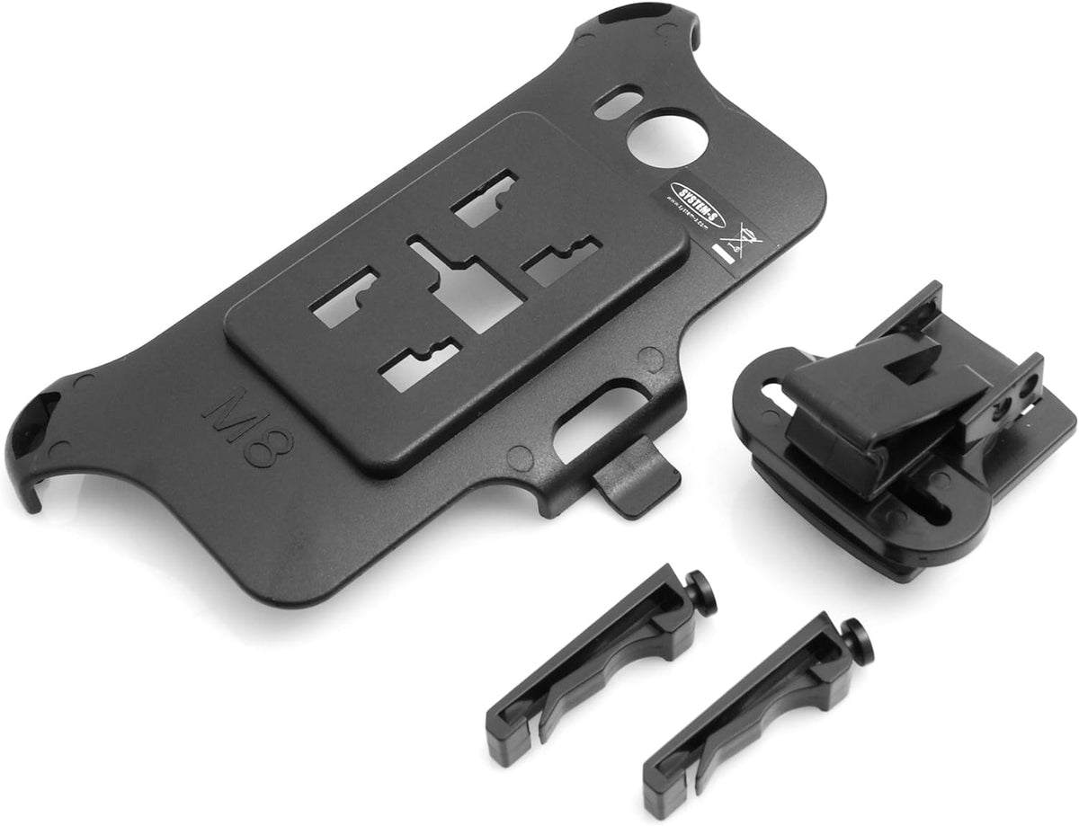 KFZ Auto Lüftungsgitter Halterung Luftgitterhalter Ventilator Befestigung Snap On Halter für HTC One M8 | System-S