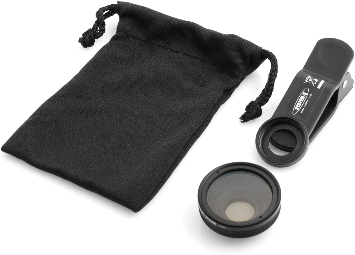 Universal Clip-on Klammer Neutraldichtefilter Graufilter ND-Filter Linse Objektiv für Smartphone Tablet PC | System-S