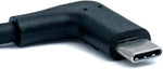 USB 3.1 Gen 2 Kabel 100 cm Typ C Stecker zu Stecker 2x Winkel in Schwarz | System-S