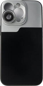Makro Linse 2.8x HD Filter mit Hülle in Schwarz für iPhone 14 Pro | System-S