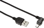 USB 2.0 Kabel 30 cm Mini B Buchse zu Typ A Stecker Winkel für Garmin | System-S