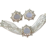 Triangle Shape Choker Necklace Set In Germany