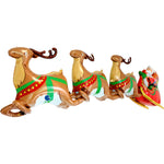 46"/117cm 3D Folienballon Weihnachtsmann Schlitten Namma Markt