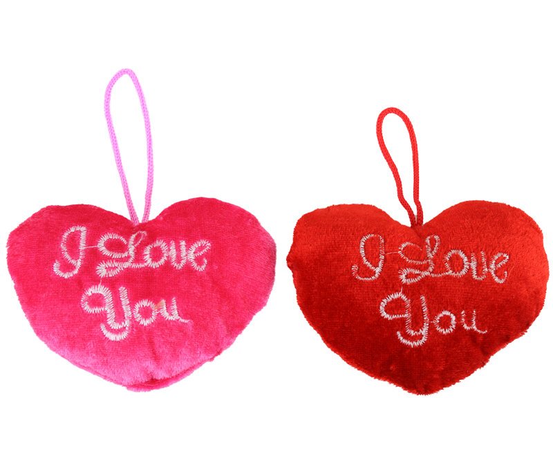 Plüschherz-Set „I Love You“ 2er-Pack