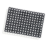 Nölle Profi Brush Gummi-Ringmatte 40x60 cm, 1,6 cm dick für Sicherheit | 1 Stück