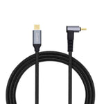 USB 3.1 Gen 2 Typ C Kabel 100 cm Stecker zu Stecker 10 Gbit/s 100W Winkel | System-S