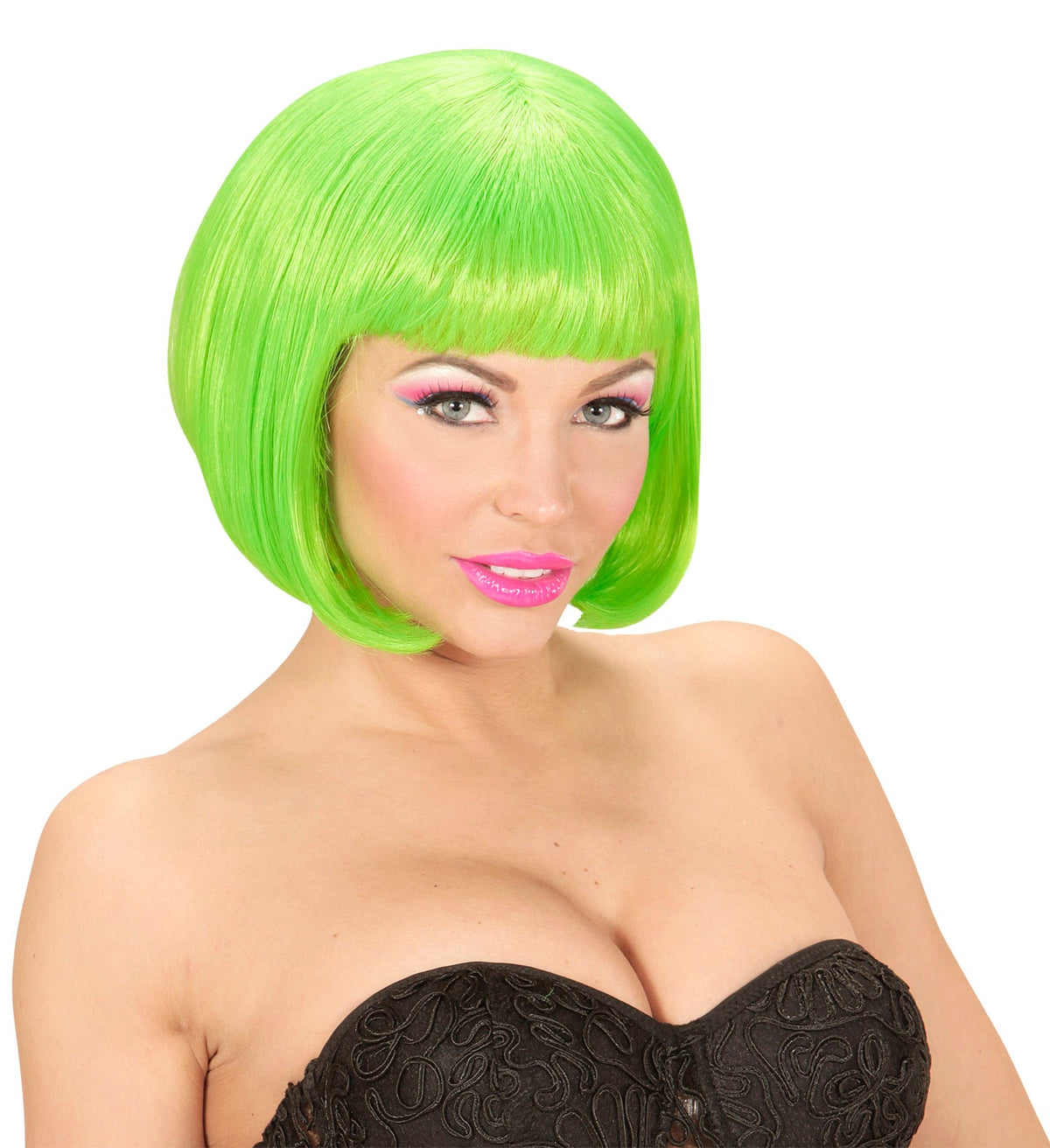 Perücke Damen "Valentina Bob" | Neon Grün