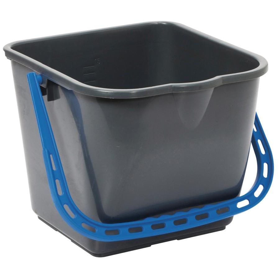 TASKI Eimer 15L Blau, Blauer Eimer zur manuellen Bedienung | Packung (1 Stück)