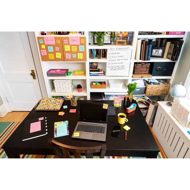 Post-it® Super Sticky Notes, 76 mm x 76 mm, 90 Blatt/Block, 100% PEFC