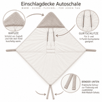 Einschlagdecke Cord – 2.5 TOG Babyschale