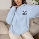 Lotus-Mandala-Hoodie mit Om-Symbol – Spirituelles Yoga-Sweatshirt