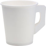 Becher mit Henkel  Weiß PAP/PE | Packung (80 Stück)