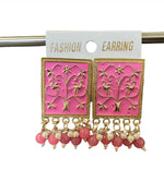 Trendy Fancy Square Meena Tops For Girls & Women Alloy Stud Earring