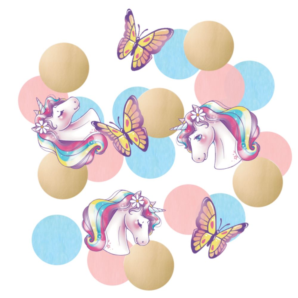 Einhorn Unicorn Dreams - Papier Konfetti