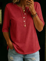 Damen Henley Shirt