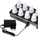 LED Set, Warmweiß & Multicolor - 12 Stück Farbwechsel Leuchten | Packung (1 Stück)