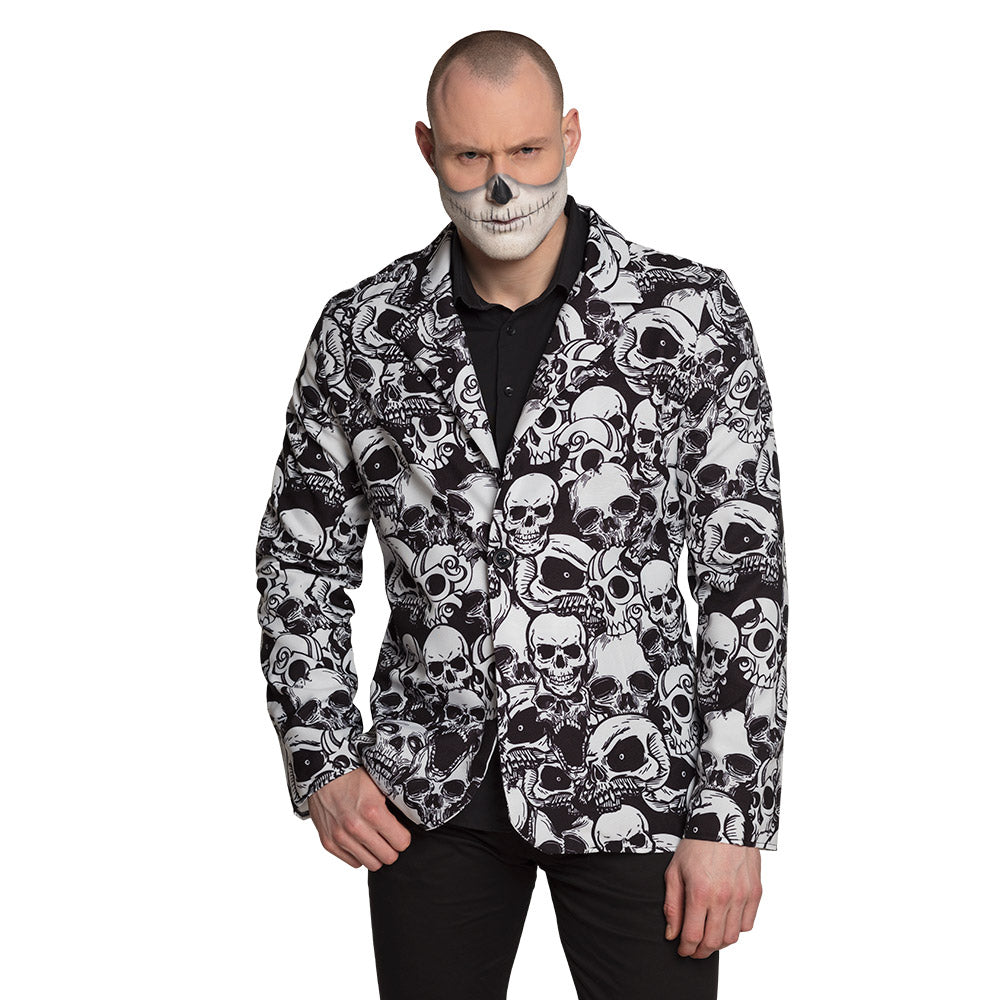 Kostüm Jacket Schädel Gr. XL