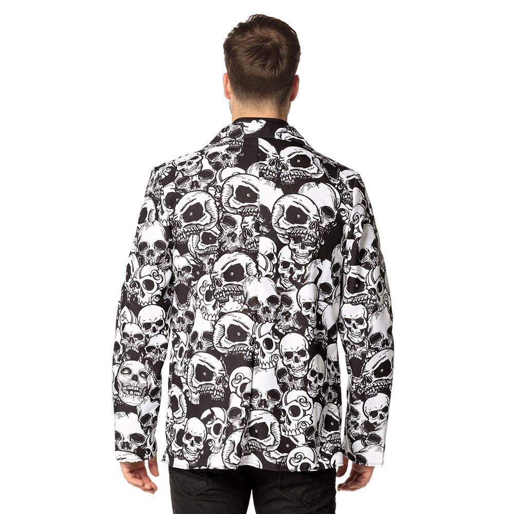 Kostüm Jacket Schädel Gr. XL