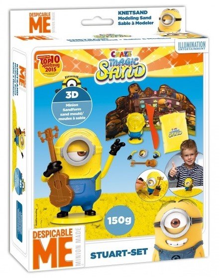 Knetbarer Sand Minions Stuart - Magischer Spielspaß für kreative Köpfe