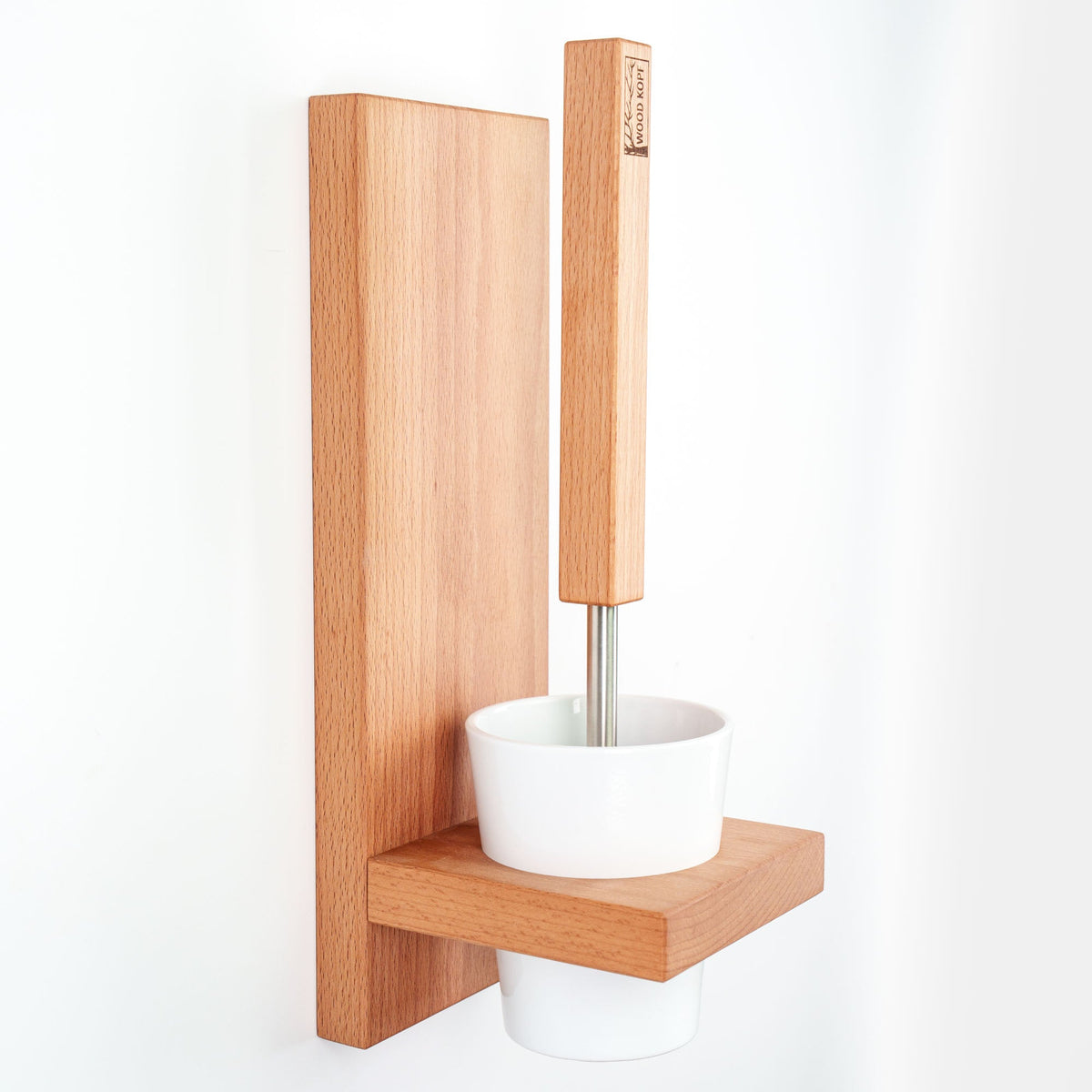Toilettenbürstenhalter LARA aus Holz