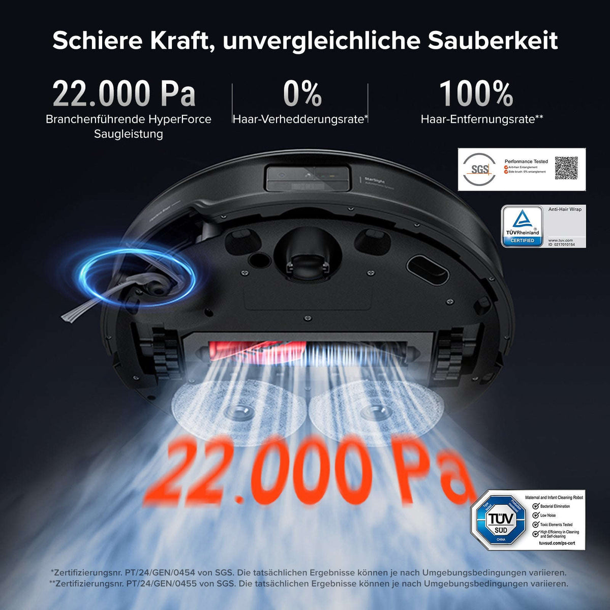 Roborock Saros 10R Saugroboter mit Wischfunktion & abnehmbarem Wischmopp Namma Markt