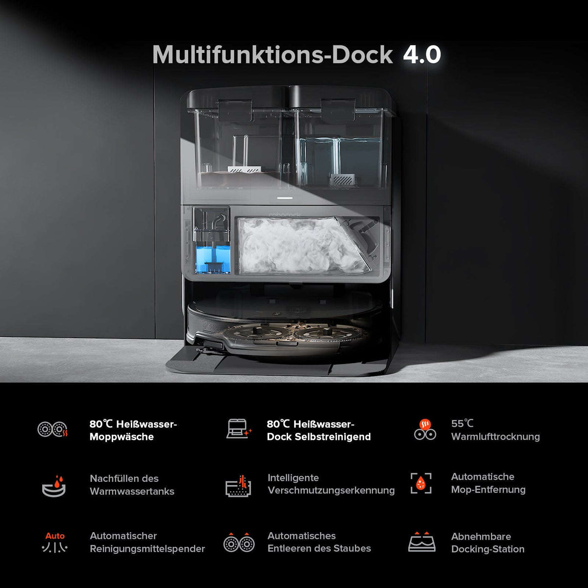 Roborock Saros 10R Saugroboter mit Wischfunktion & abnehmbarem Wischmopp Namma Markt