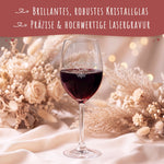 Stölzle Lausitz Weinglas "Knallt besser als Dein Ex" inkl. bedruckter Holzkiste + Riesling Tandem