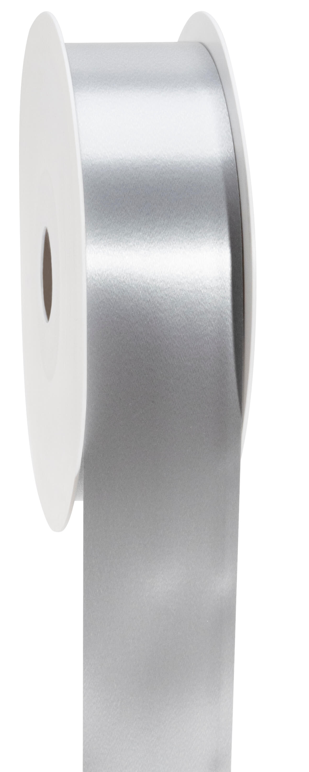 Geschenkband Polyband 40mm/100m Silber
