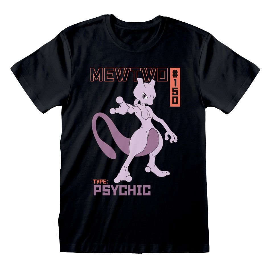 Pokémon Mewtwo T-Shirt aus Baumwolle