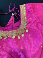 Silk Temple Coin Blouse