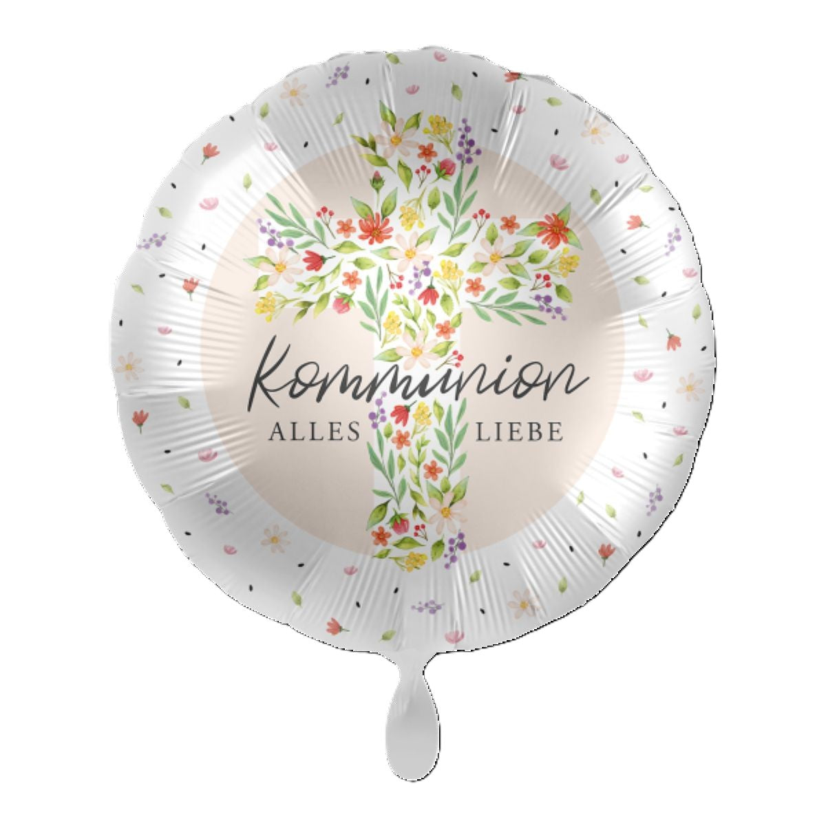 18"/Ø43cm Folienballon  "Kommunion Alles Liebe"