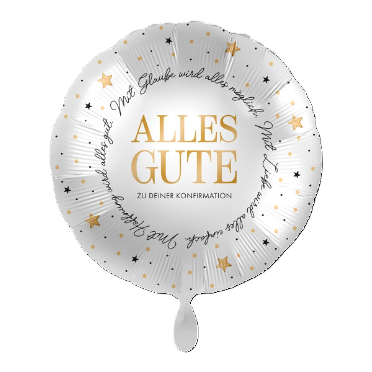 18"/Ø43cm Folienballon  "Alles Gute zu deiner Konfirmation"