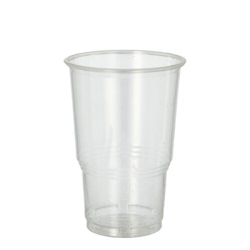 PAPSTAR 25 Kaltgetränkebecher, PLA "pure" glasklar mit Schaumrand