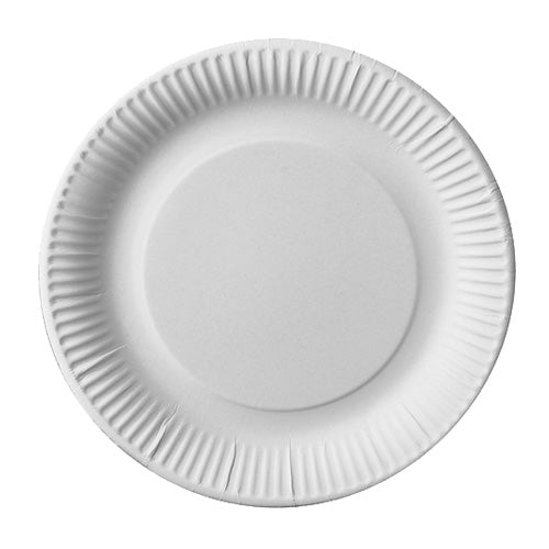 29 50 Teller, Pappe "pure" rund - weiss