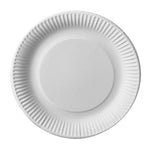 29 50 Teller, Pappe "pure" rund - weiss