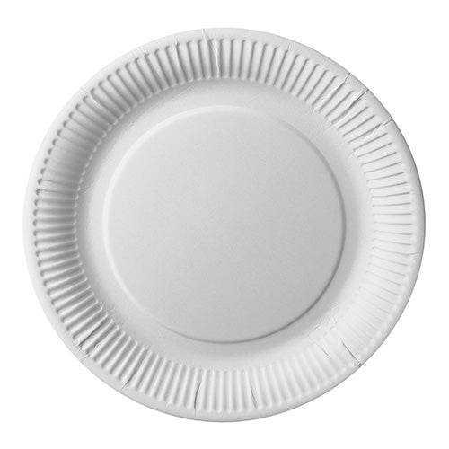 PAPSTAR 25 Teller, Pappe "pure" rund weiss