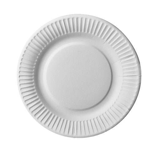 PAPSTAR 25 Teller, Pappe "pure" rund weiss