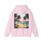 Urlaub Hoodie – Tropischer Palm Sunset Kapuzenpullover